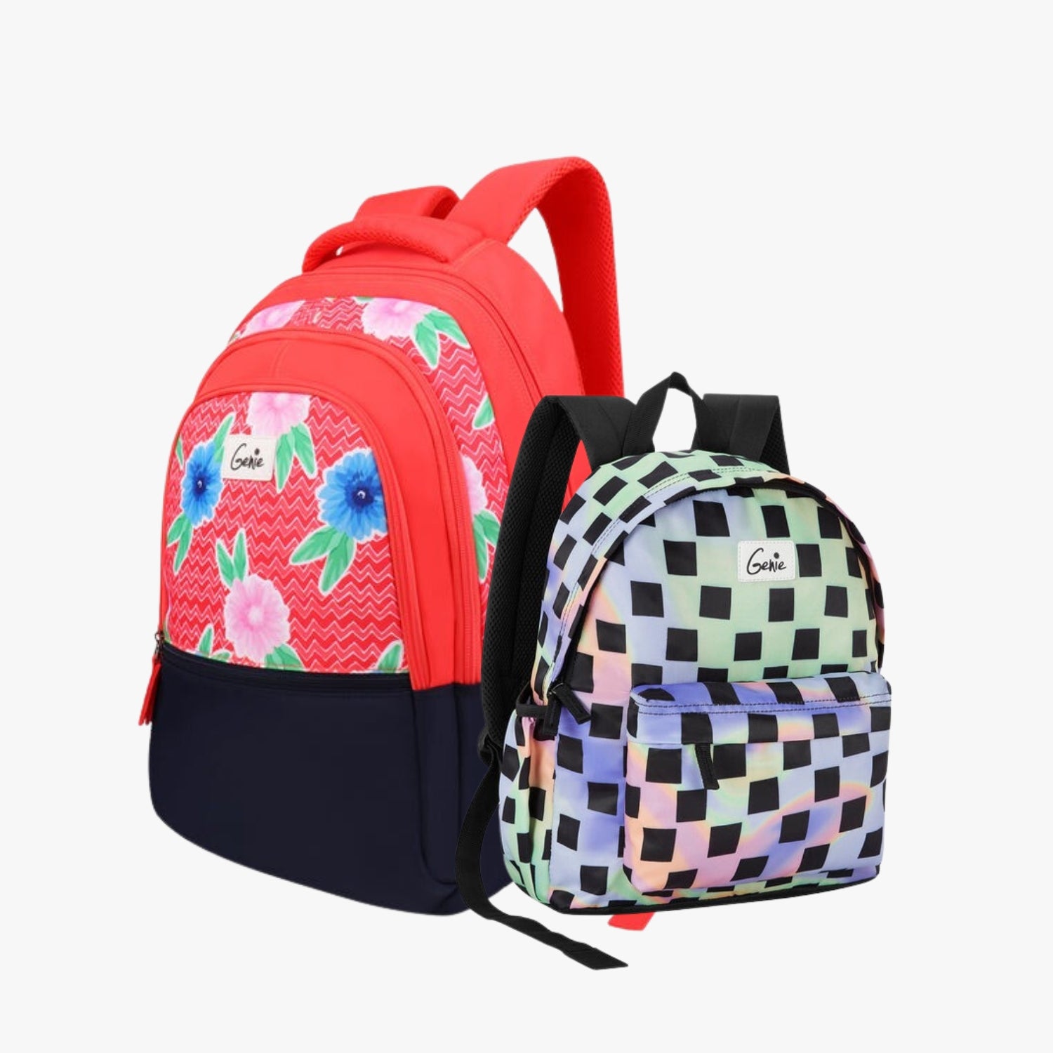 Genie School Backpack and Daypack Combo