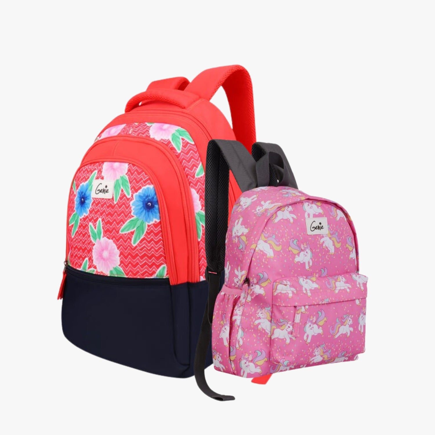 Genie School Backpack and Daypack Combo