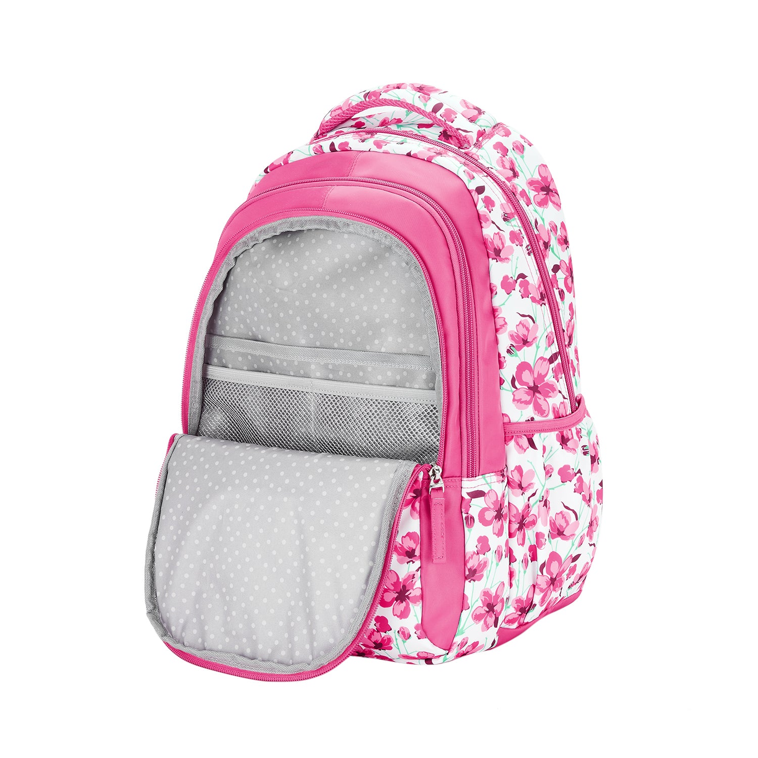 Genie Camellia 27L Pink Juniors Backpack With Spacious Compartment