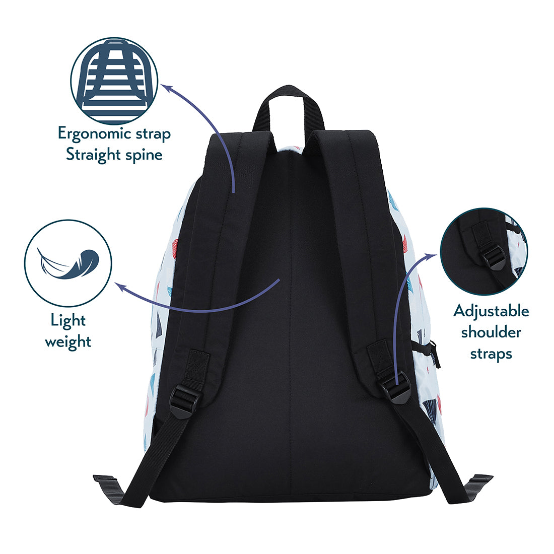 Genie Confetti 13.5L Grey Small Backpack
