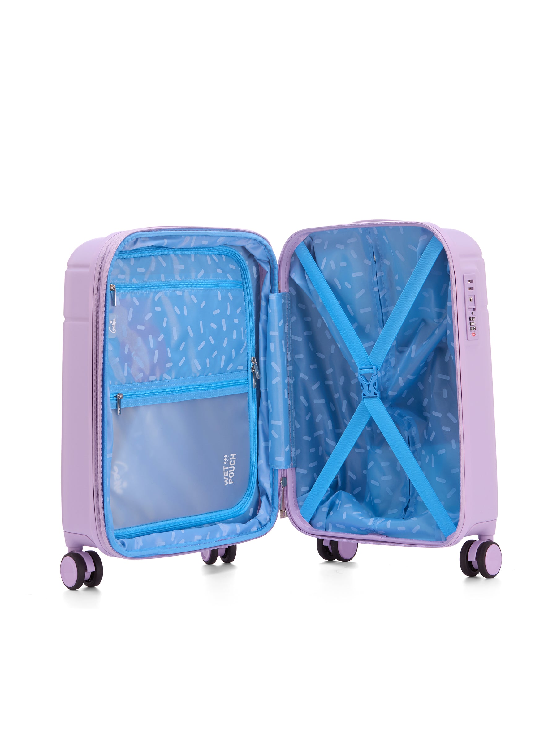 Genie Dew Hard Trolley Bag - Lush Lilac