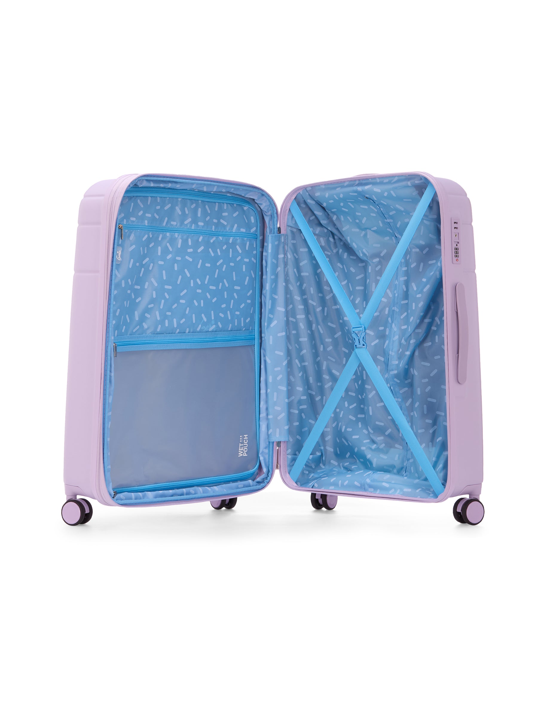 Genie Dew Hard Trolley Bag - Lush Lilac