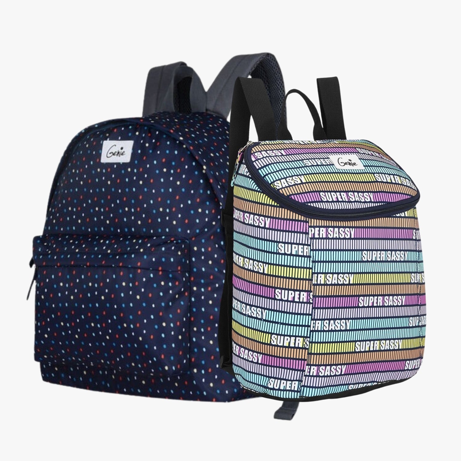 Genie Casual Backpack and Daypack Combo