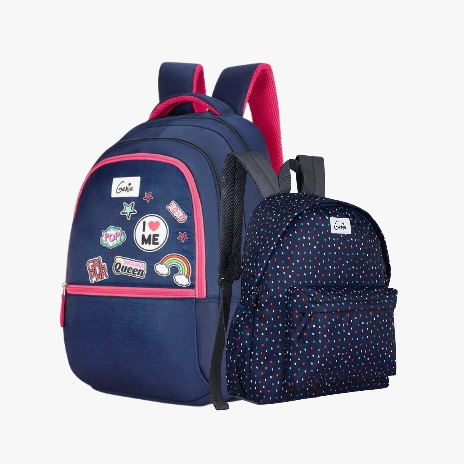 Genie Laptop Backpack and Casual Backpack Combo