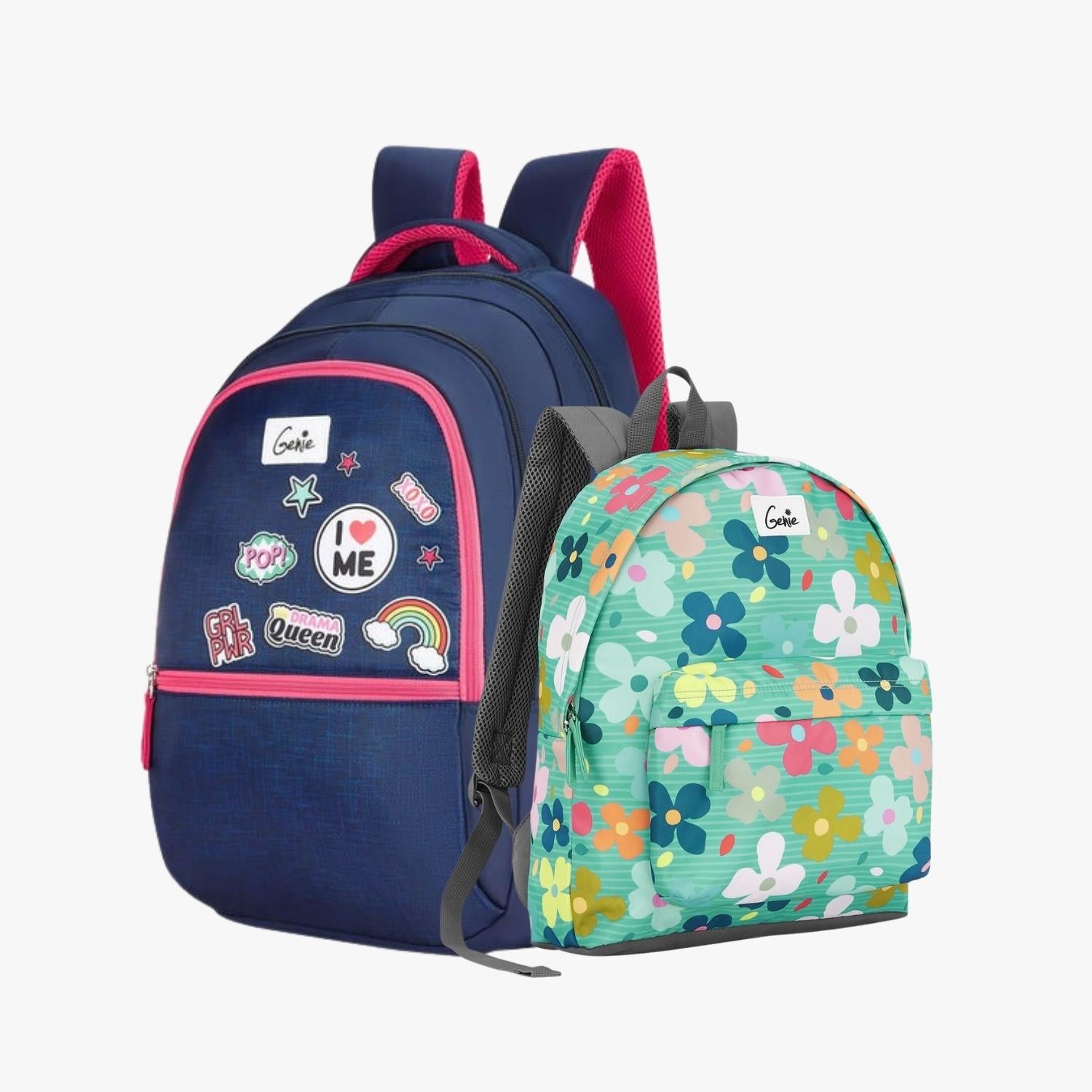 Genie Laptop Backpack and Casual Backpack Combo
