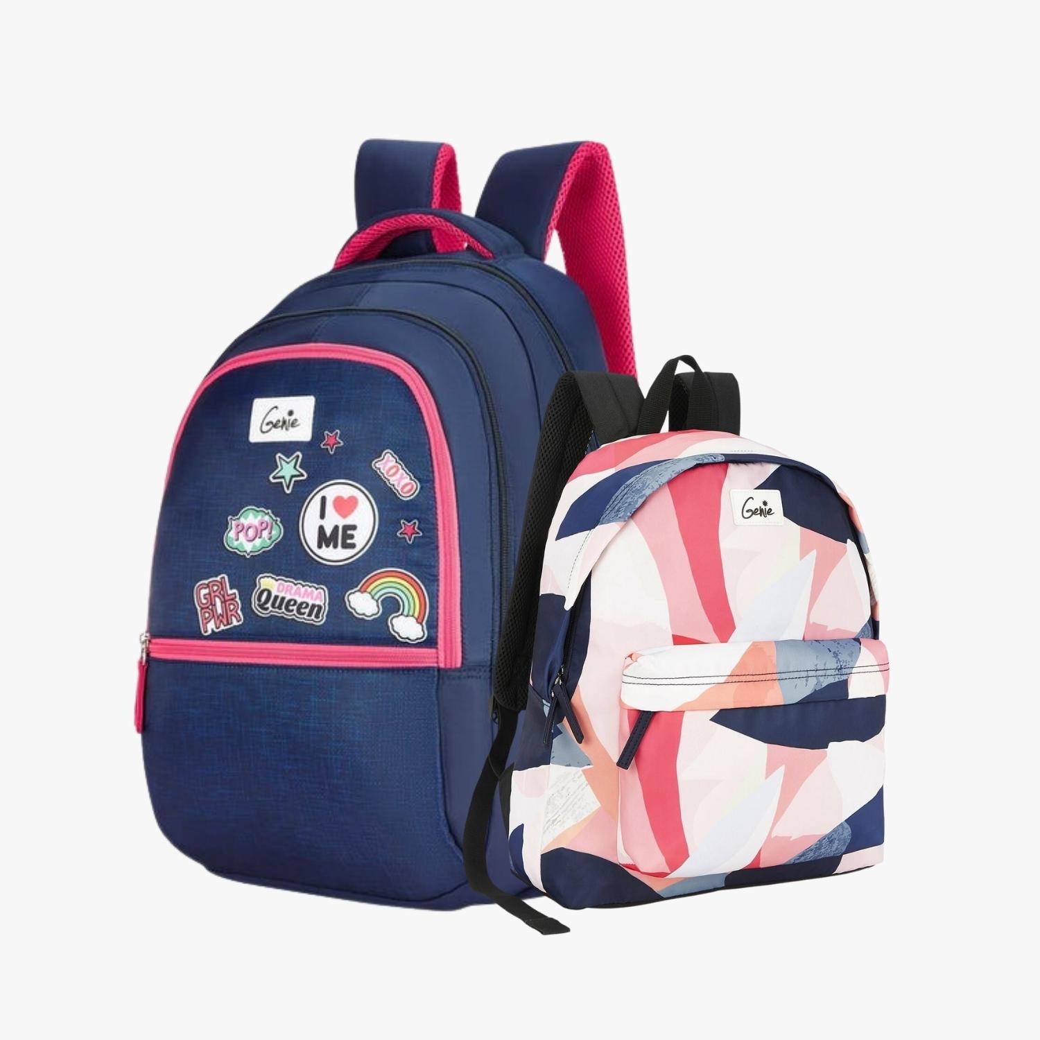 Genie Laptop Backpack and Casual Backpack Combo