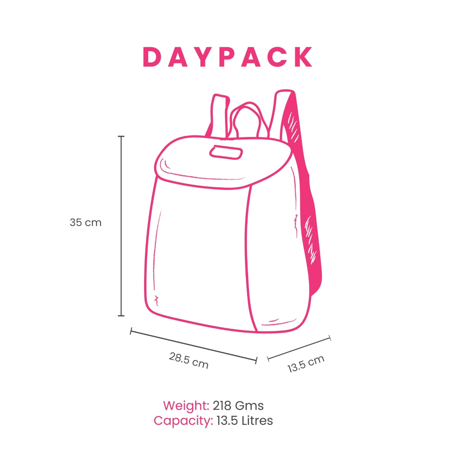 Genie Super Sassy 13.5L Multicolor Small Backpack