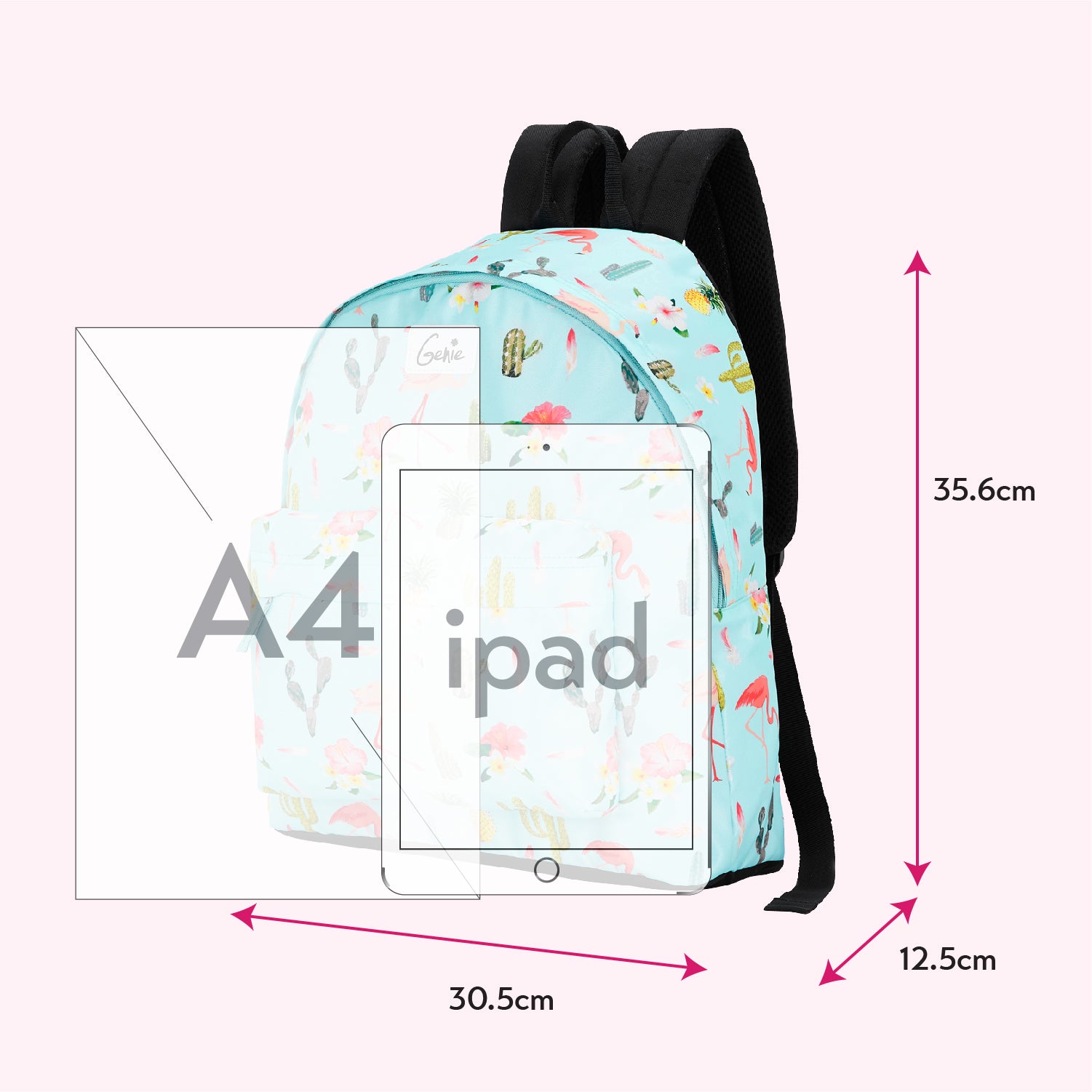 Genie Flamenco 13.5L Multicolor Small Casual Backpack