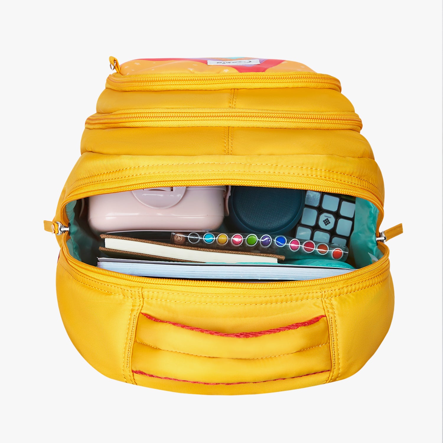 Popstar Small Backpack for Kids - Mustard Yellow