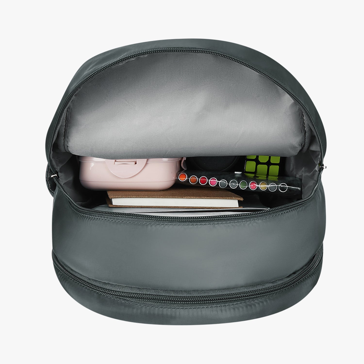Ashlyn 21L Grey College Backpack With Laptop Sleeve