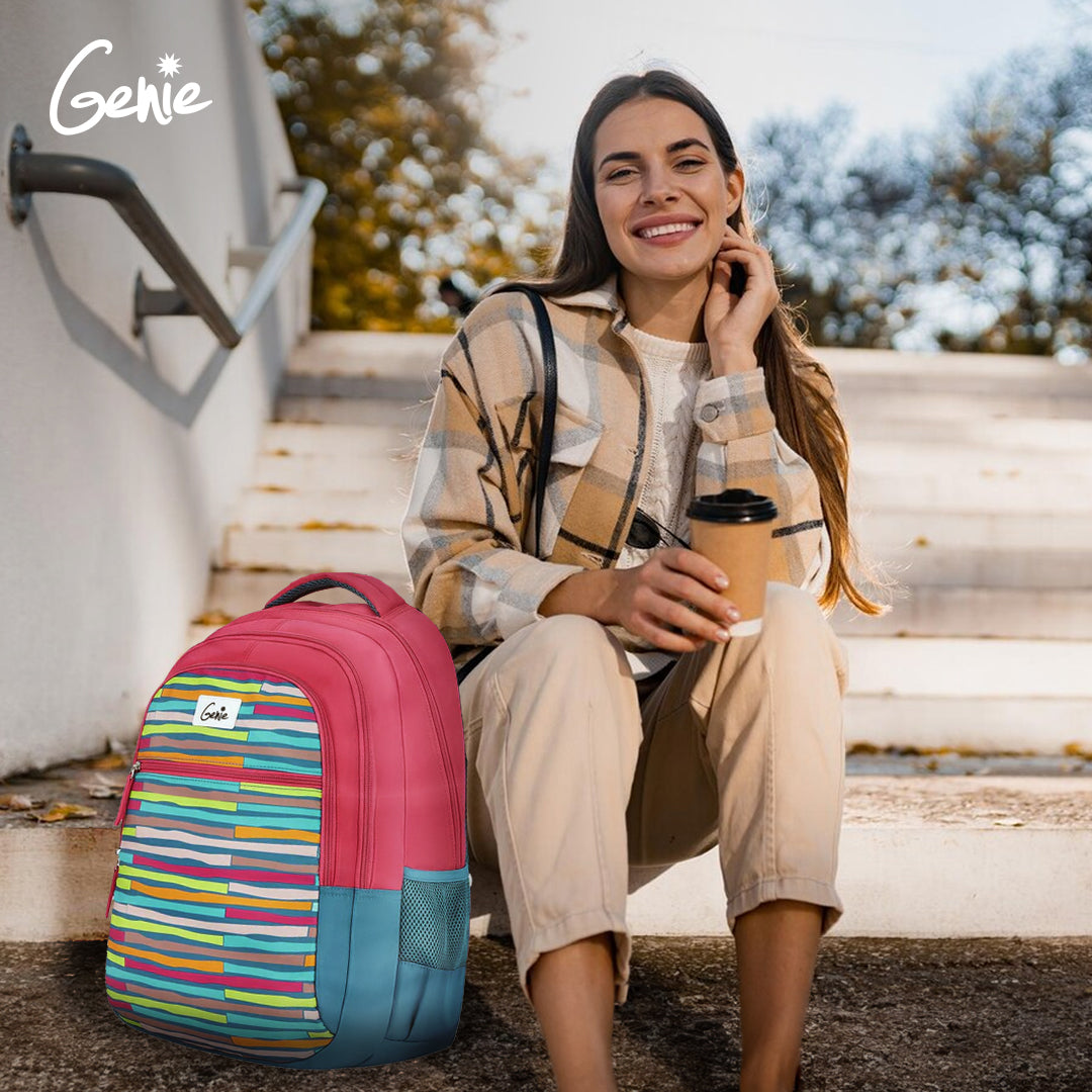 Genie Fringe 36L Pink Laptop Backpack