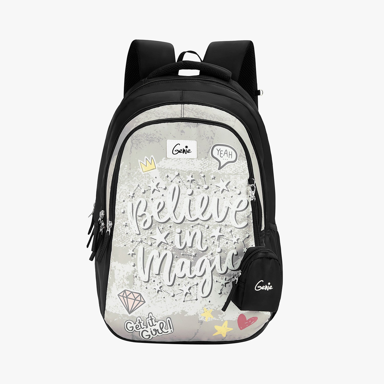 Magic 36L Black School Backpack