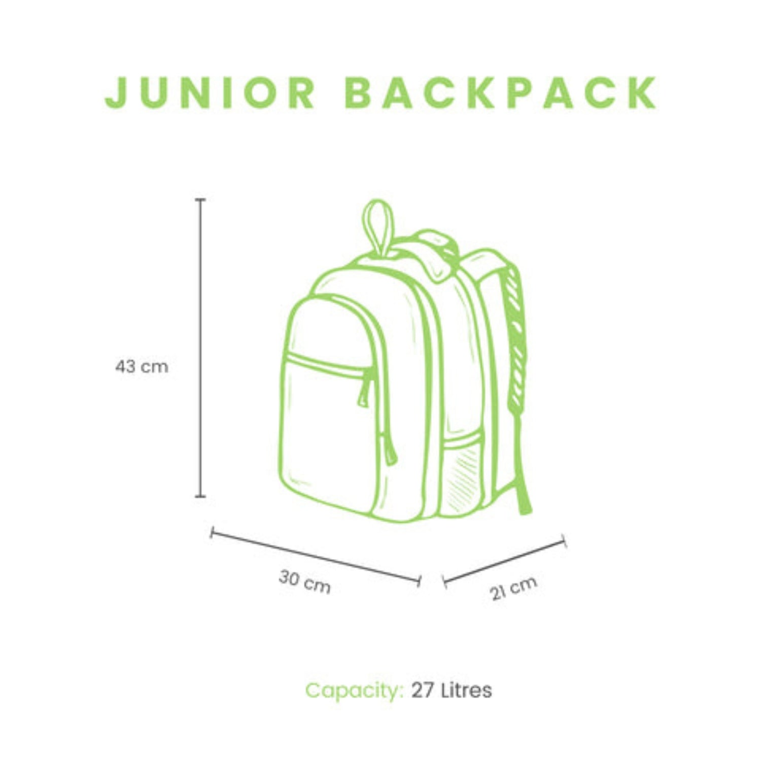 Genie Spring 27L Pink Juniors Backpack