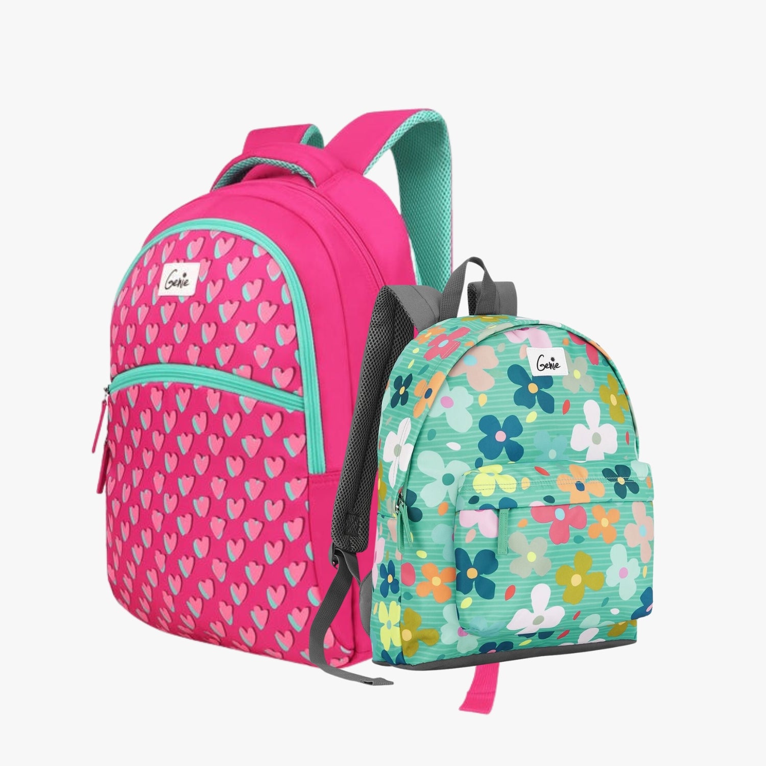 Genie School Backpack and Casual Backpack Combo