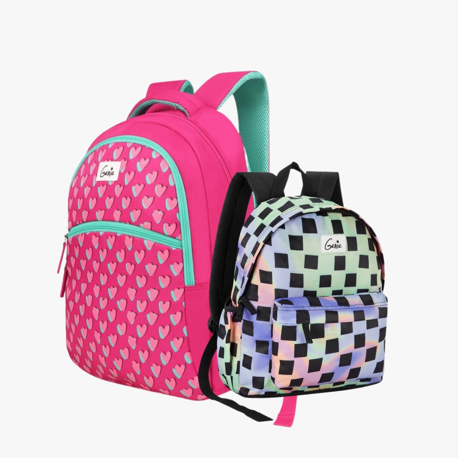 Genie School Backpack and Daypack Combo