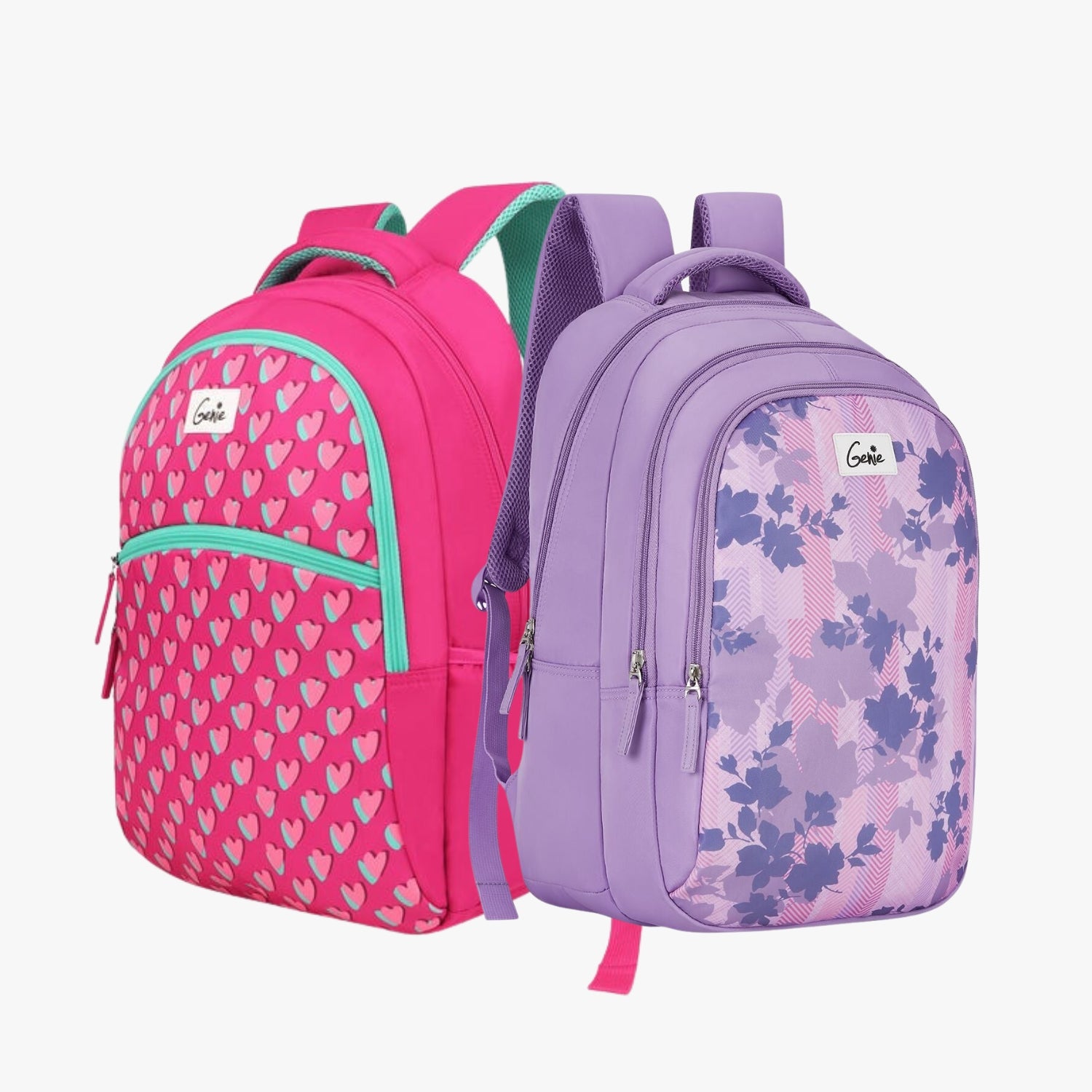 Genie School Backpack and Laptop Backpack Combo