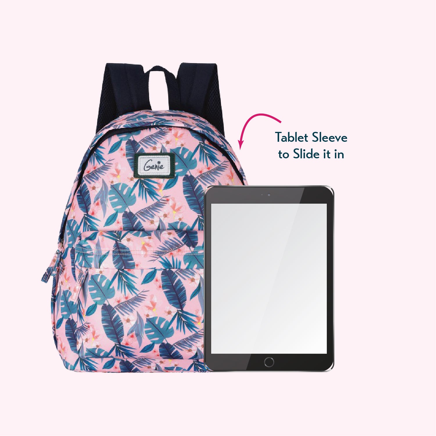 Genie Miami 13.5L Rose Small Backpack