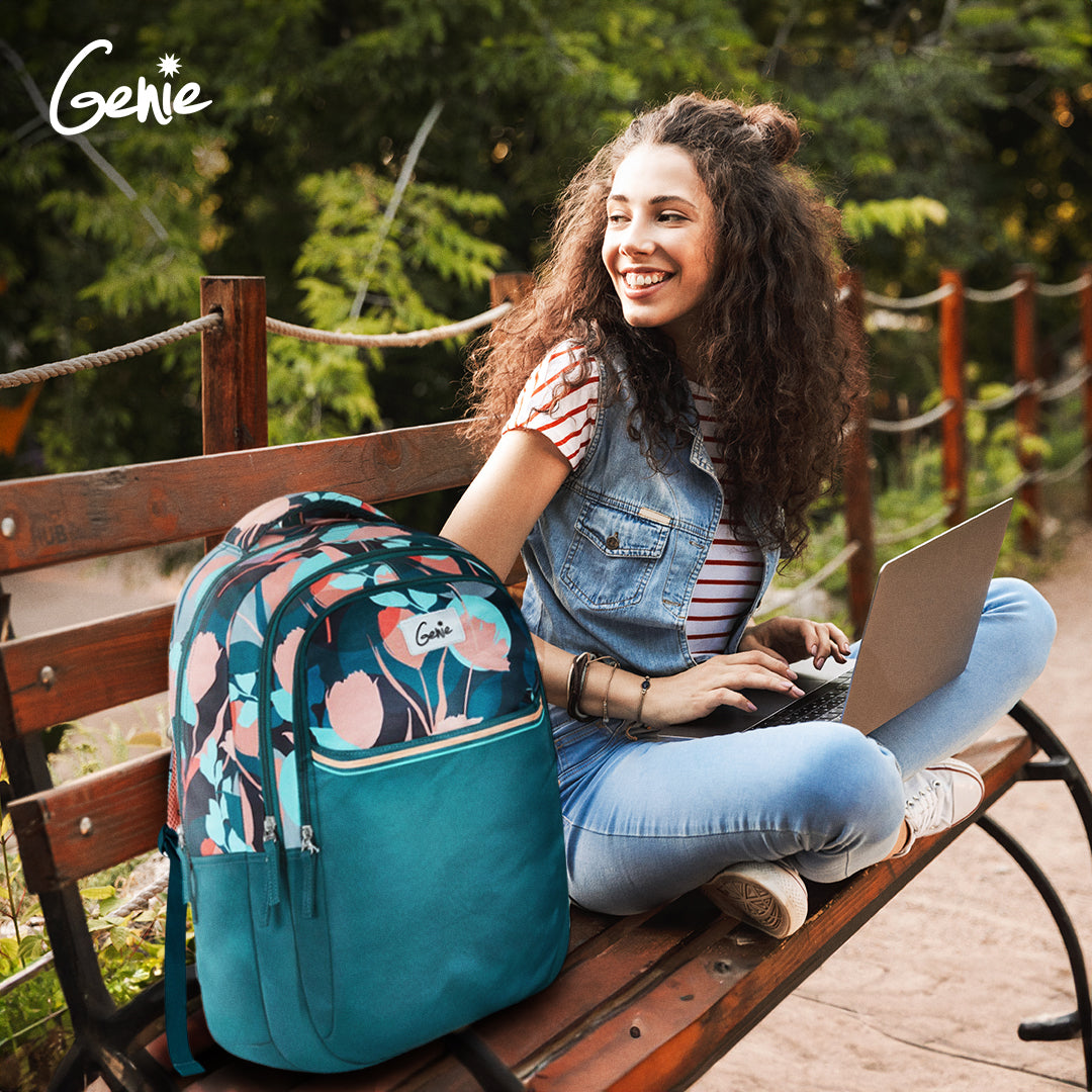 Genie Moonflower 36L Dark Green Laptop Backpack