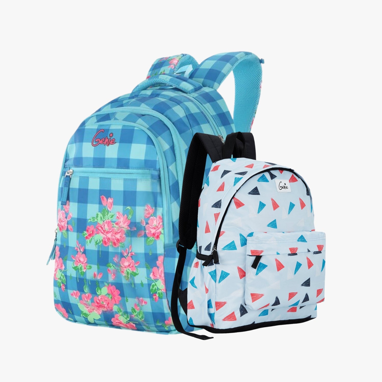 Genie School Backpack and Casual Backpack Combo