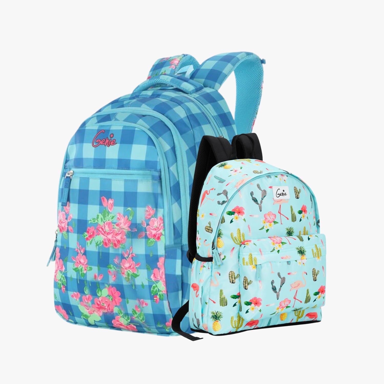 Genie School Backpack and Casual Backpack Combo
