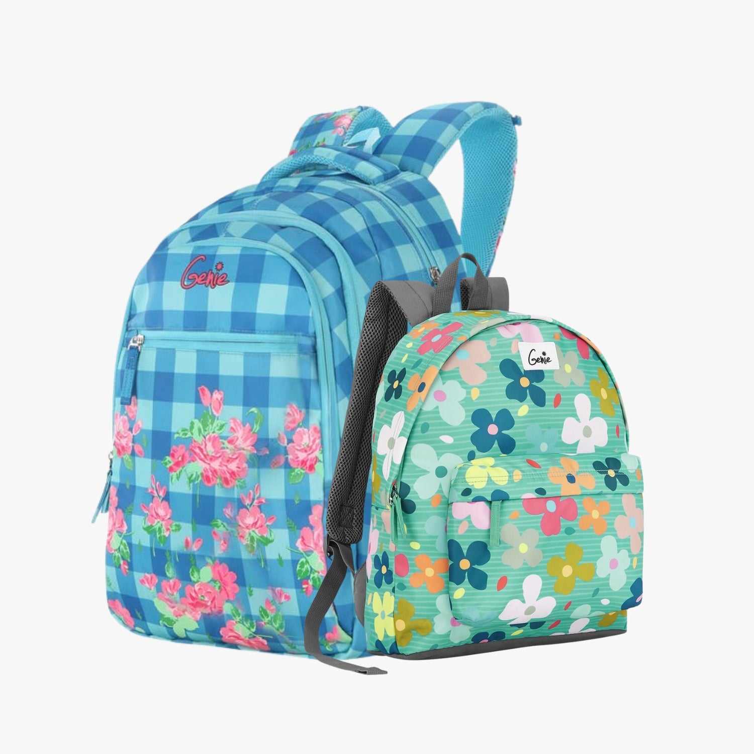Genie School Backpack and Casual Backpack Combo