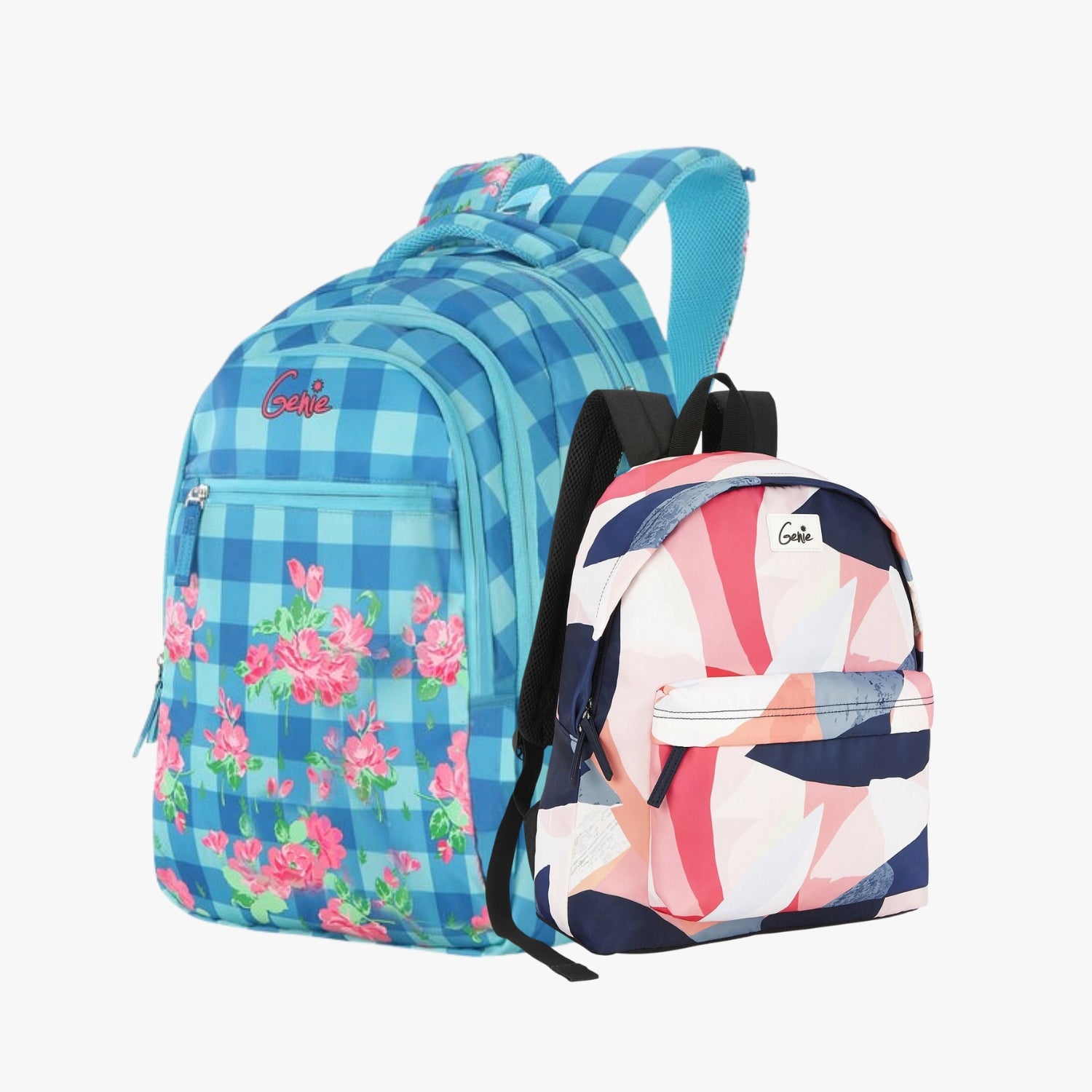 Genie School Backpack and Casual Backpack Combo