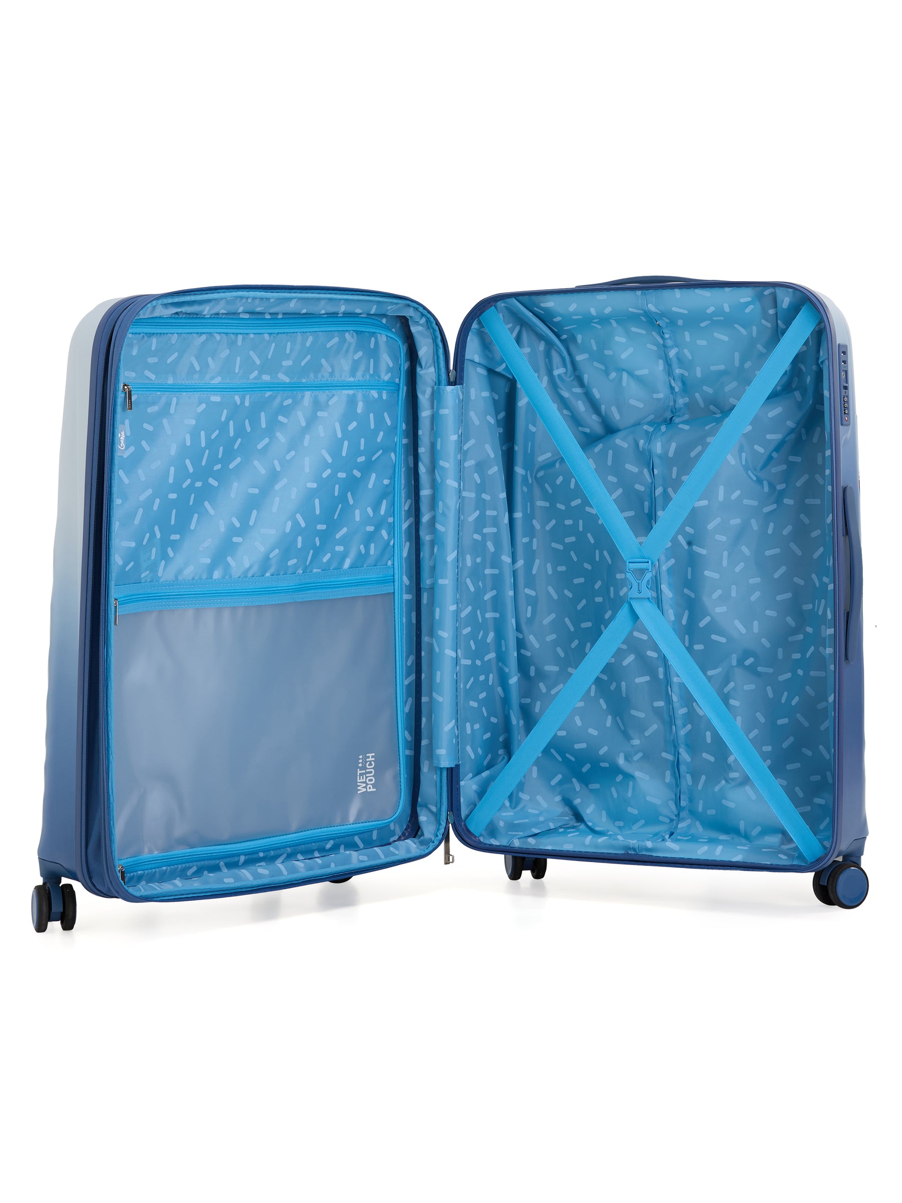 Genie Scarlett Hard Trolley Bag - Ocean Ombre