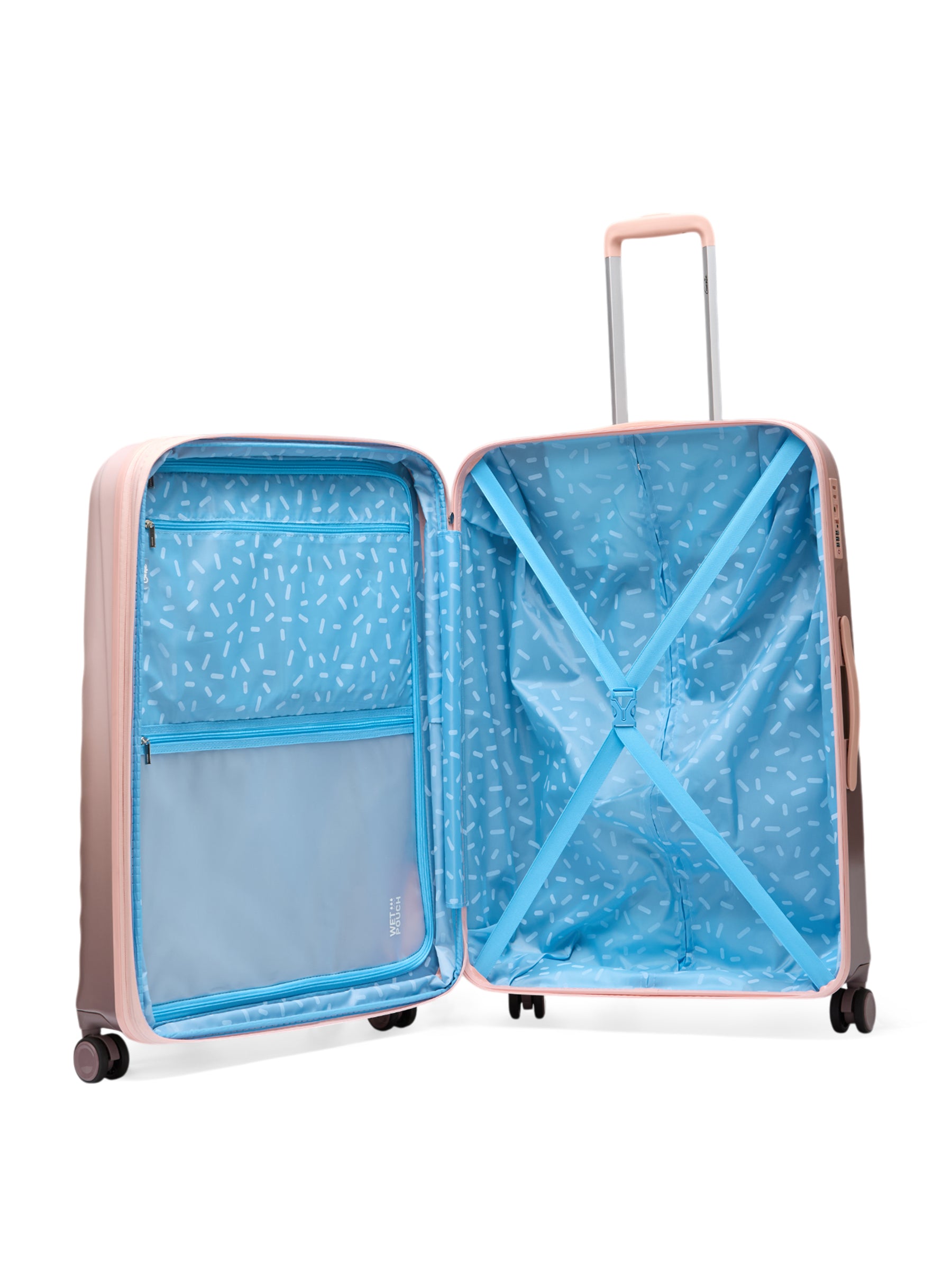 Genie Scarlett Hard Trolley Bag - Coral Cloud