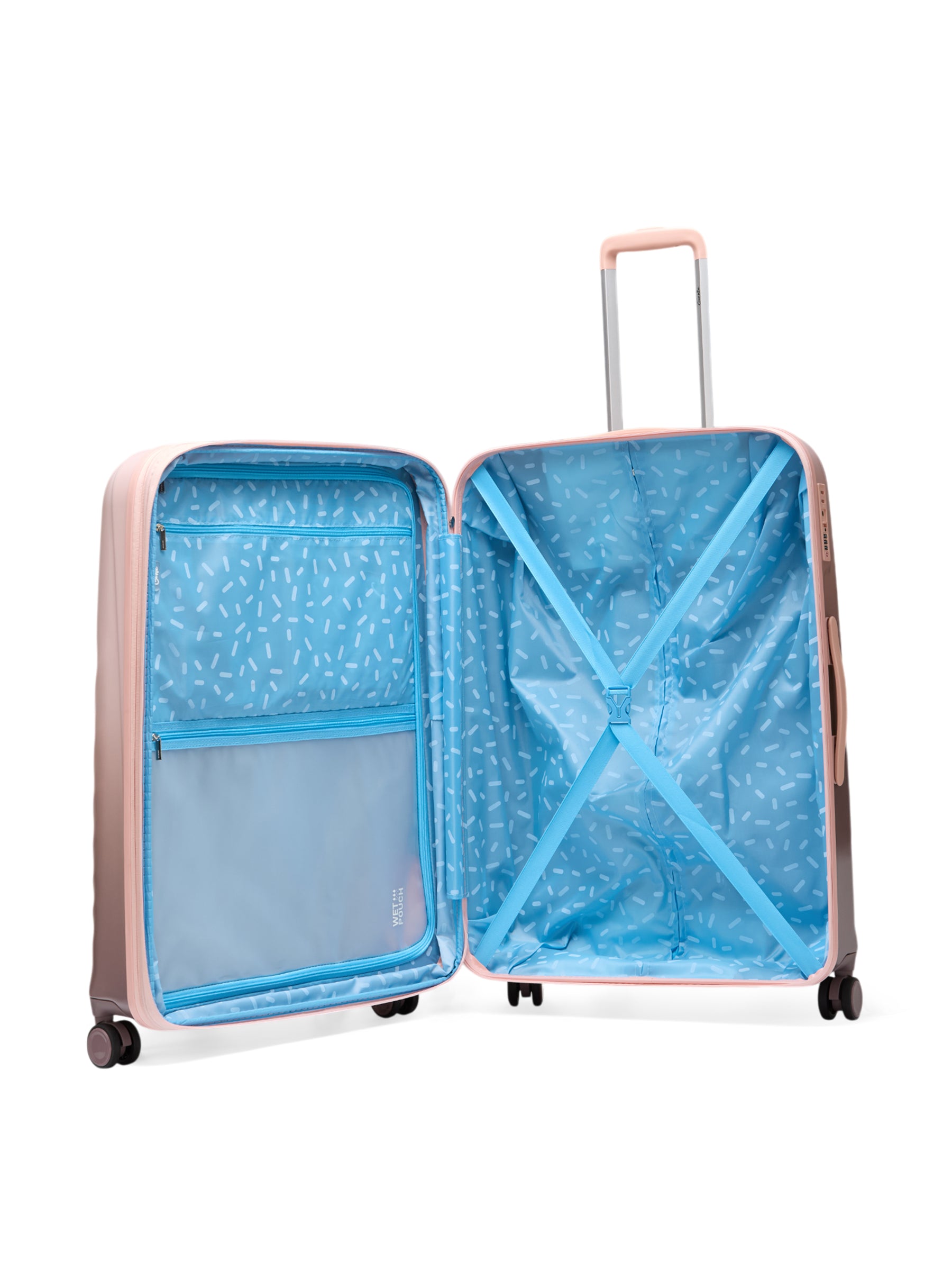 Genie Scarlett Hard Trolley Bag - Coral Cloud
