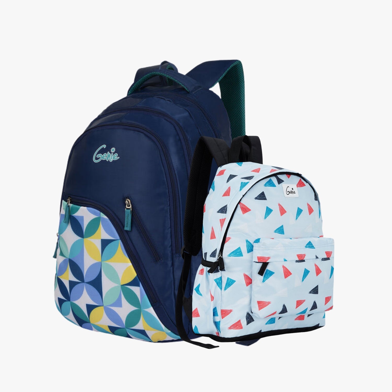 Genie School Backpack and Casual Backpack Combo