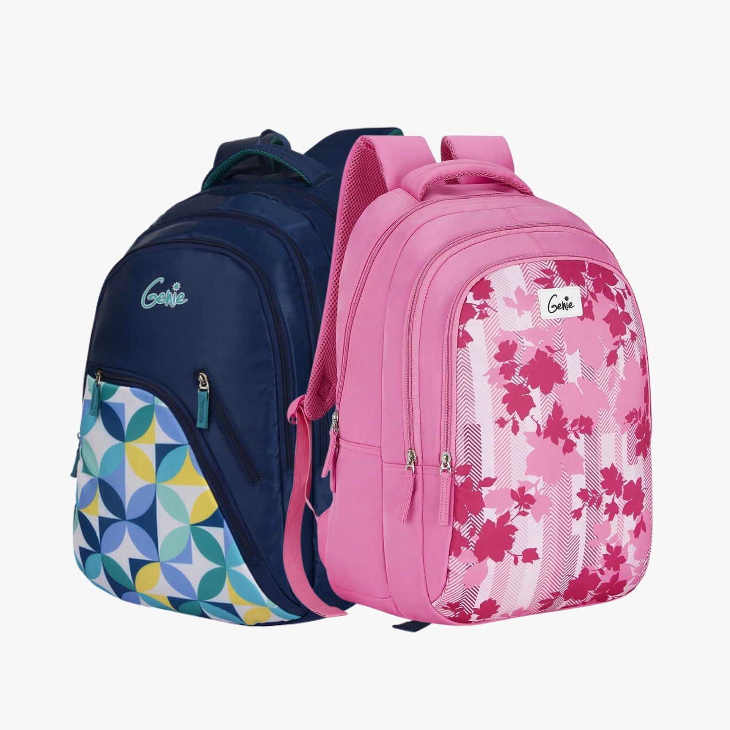 Genie School Backpack and Laptop Backpack Combo
