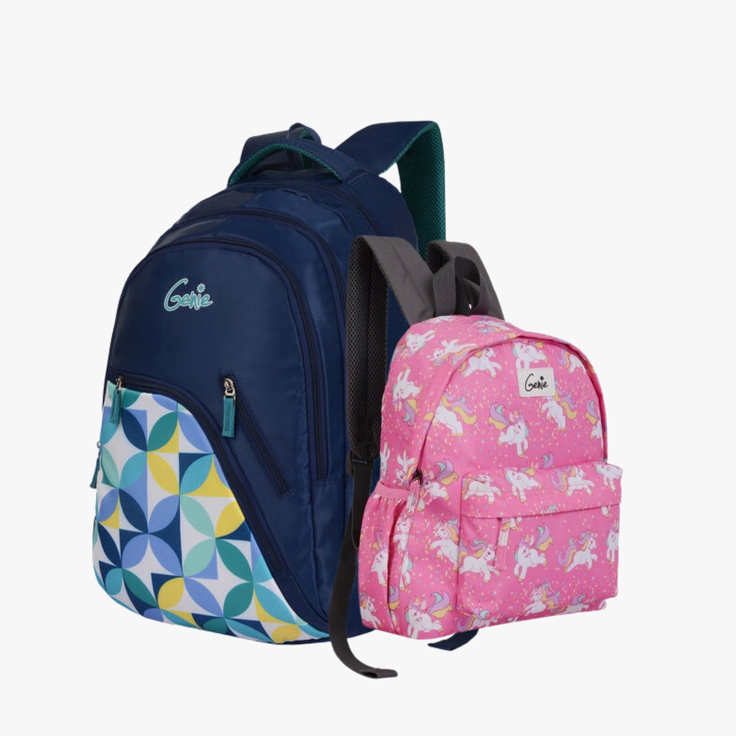 Genie School Backpack and Daypack Combo