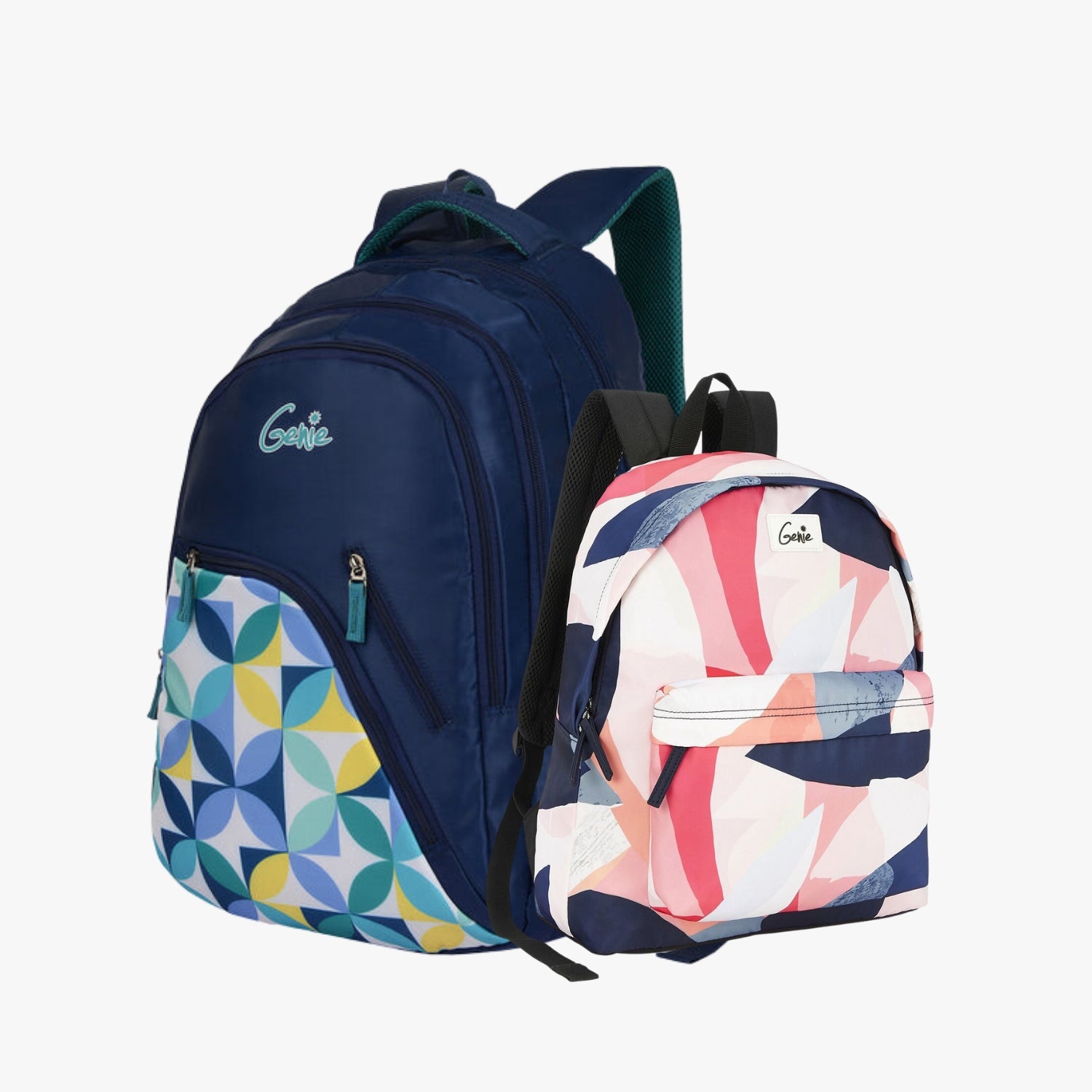 Genie School Backpack and Casual Backpack Combo