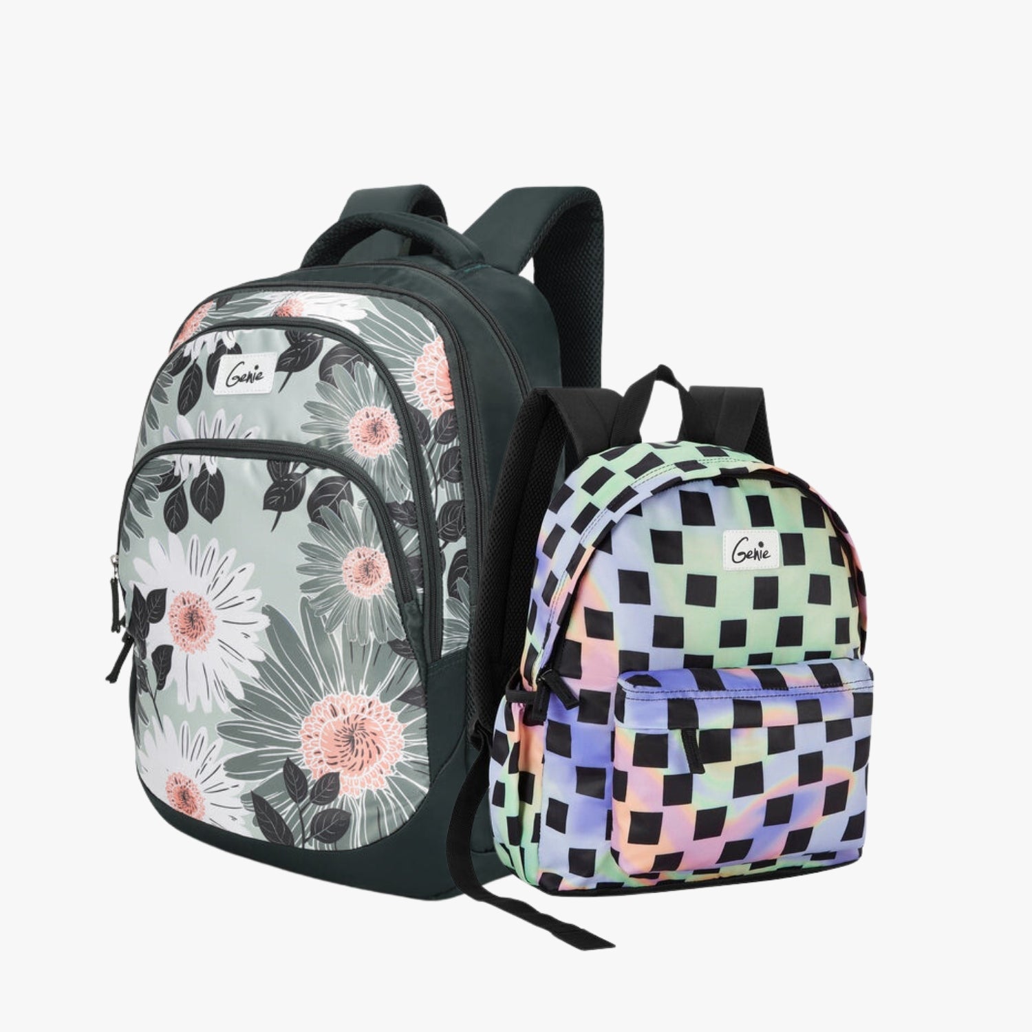 Genie School Backpack and Daypack Combo
