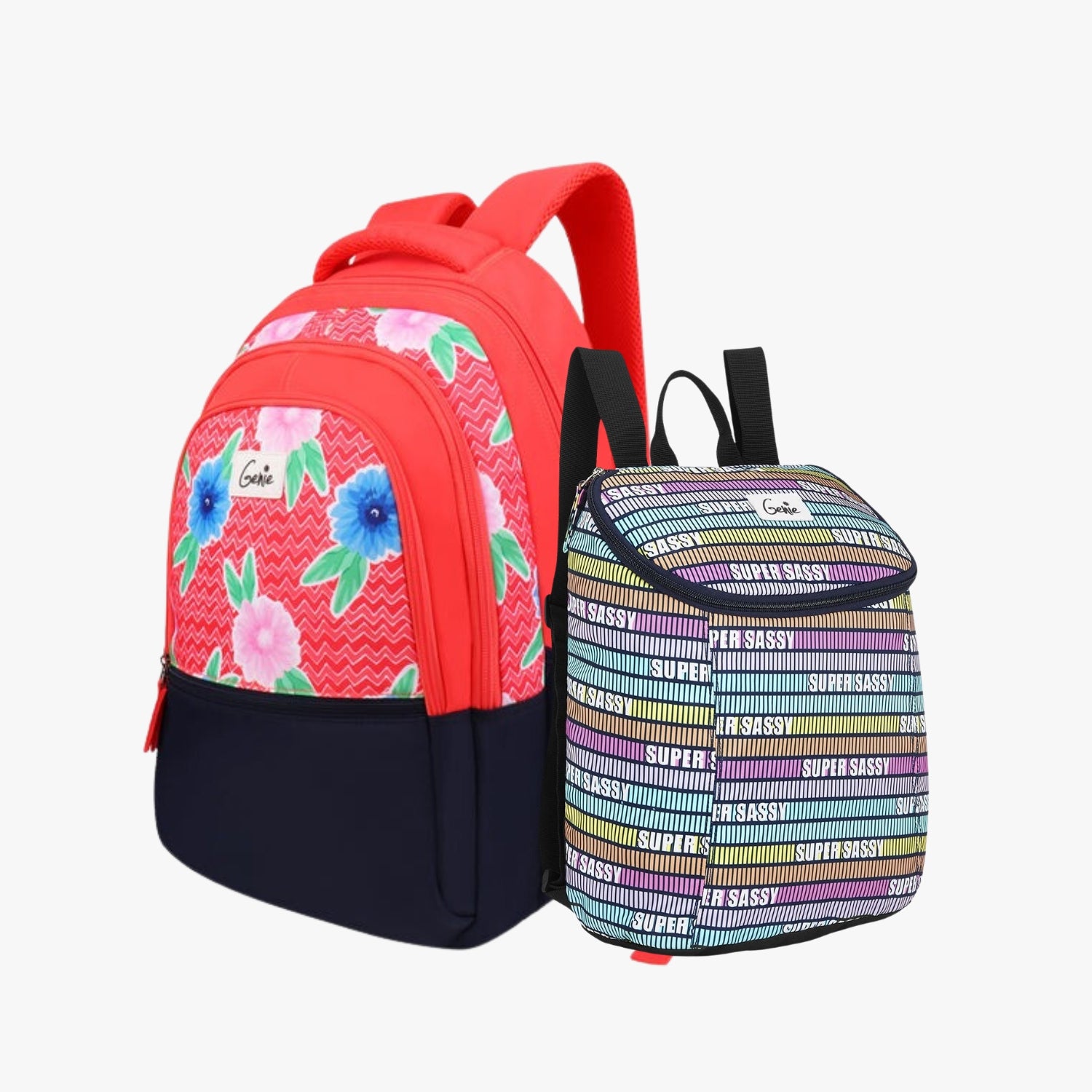 Genie School Backpack and Daypack Combo