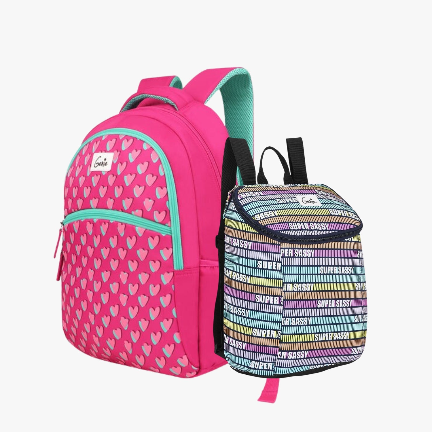 Genie School Backpack and Daypack Combo