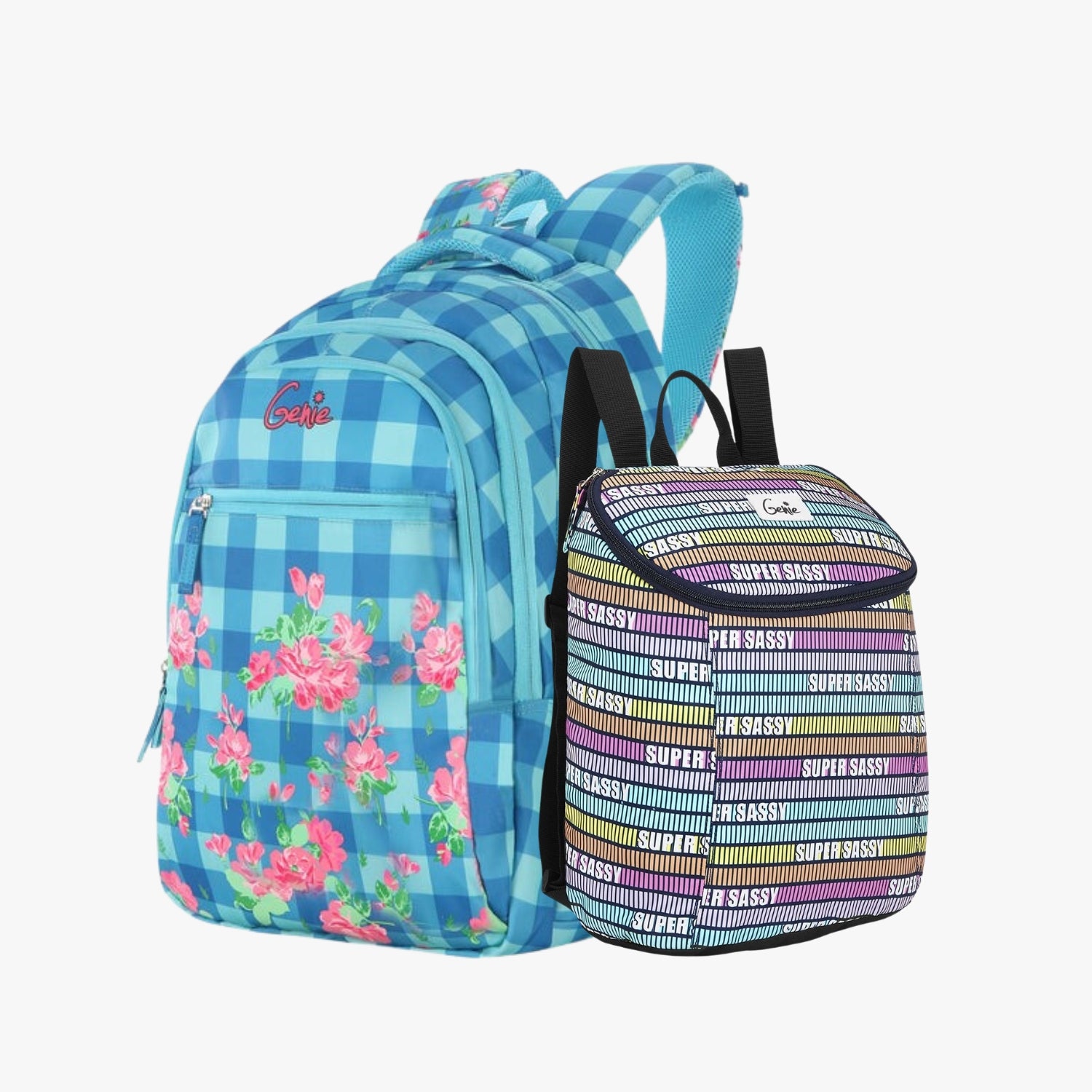 Genie School Backpack and Daypack Combo