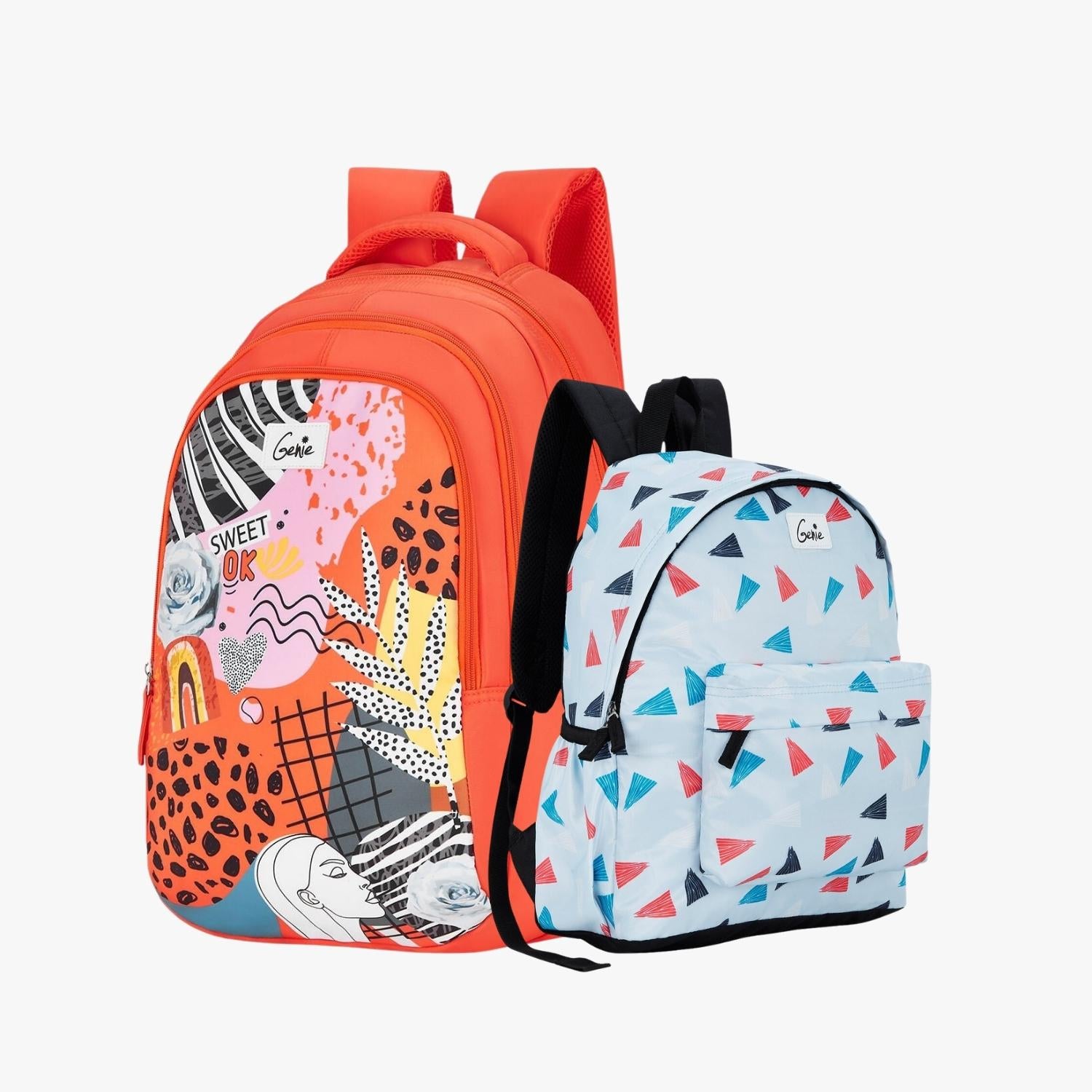 Genie Laptop Backpack and Casual Backpack Combo