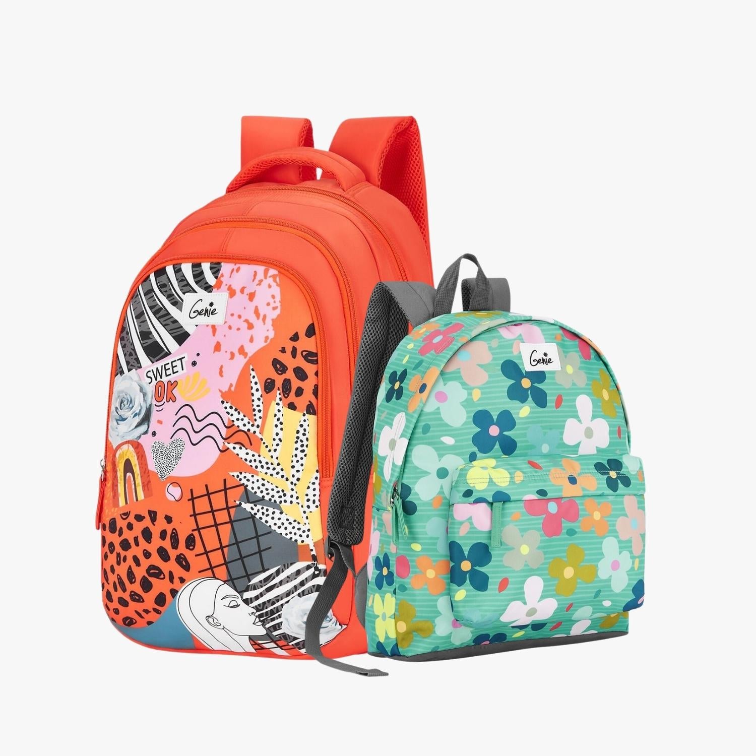 Genie Laptop Backpack and Casual Backpack Combo