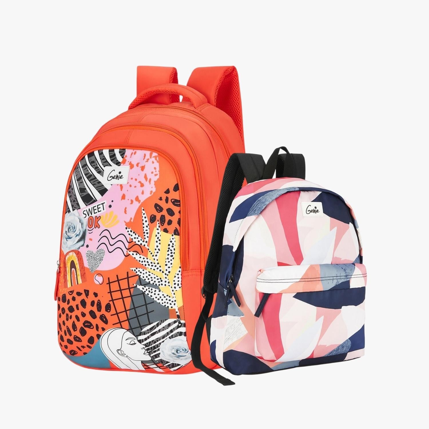 Genie Laptop Backpack and Casual Backpack Combo