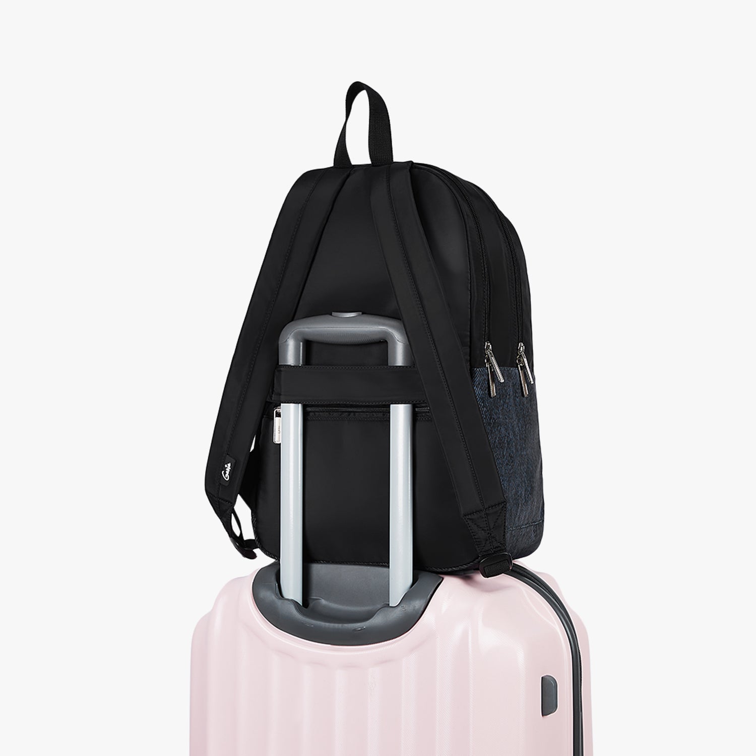 Ebony 21L Charcoal Black College Backpack With Laptop Sleeve