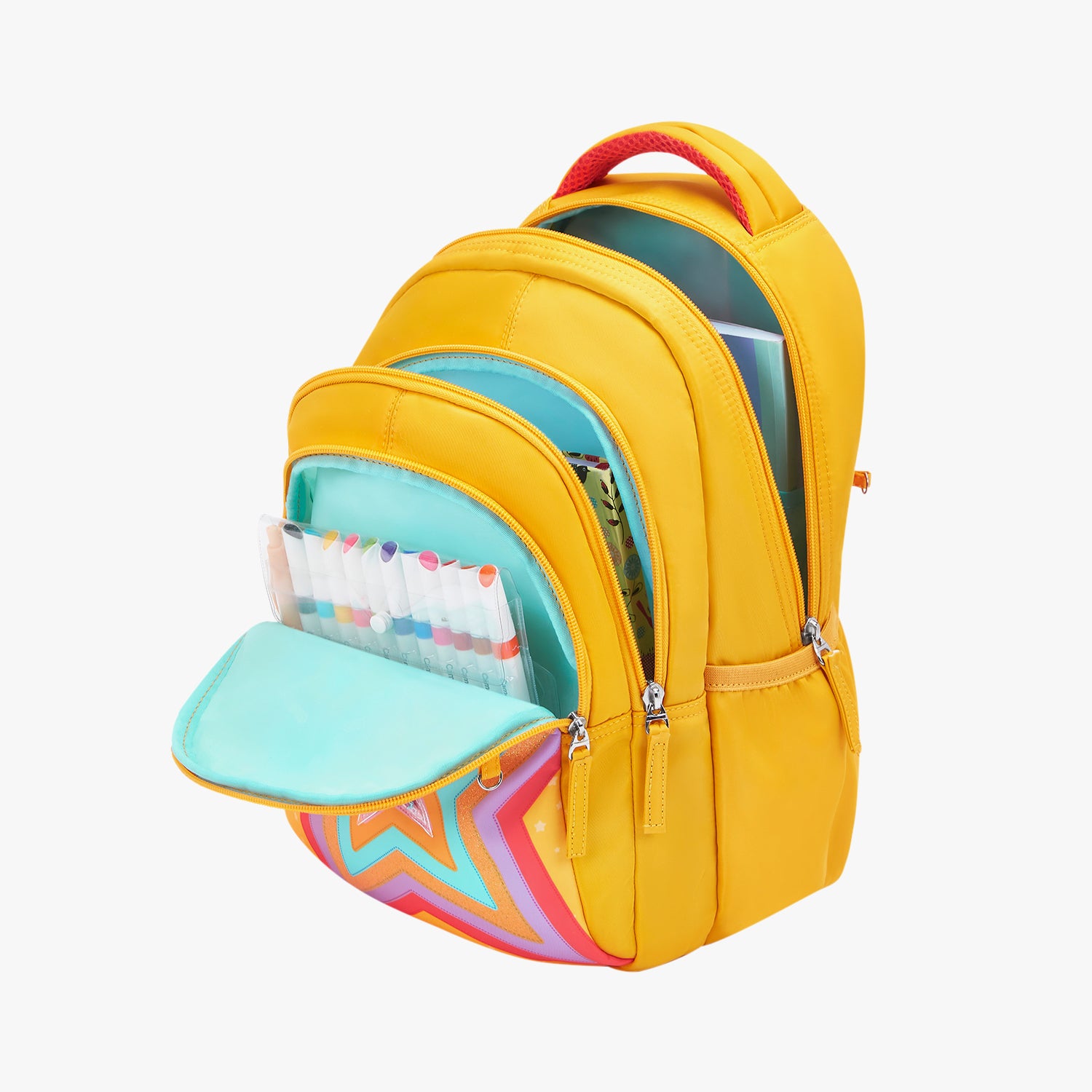 Popstar Small Backpack for Kids - Mustard Yellow