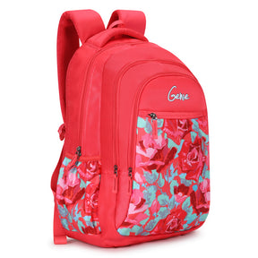 Genie Valentine 27L Pink Juniors Backpack With Easy Access Pockets