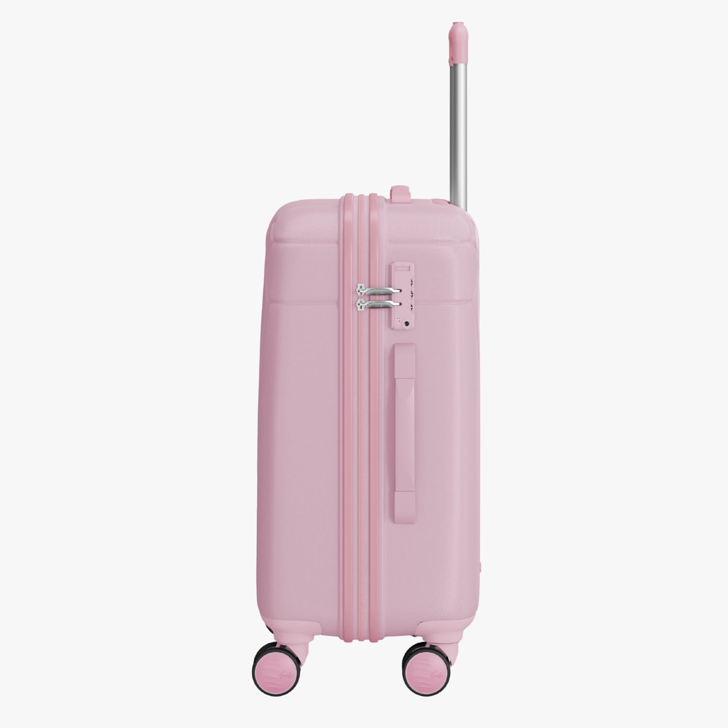 Genie Dew Marshmallow Pink Trolley Bag With Dual Wheels & TSA Lock