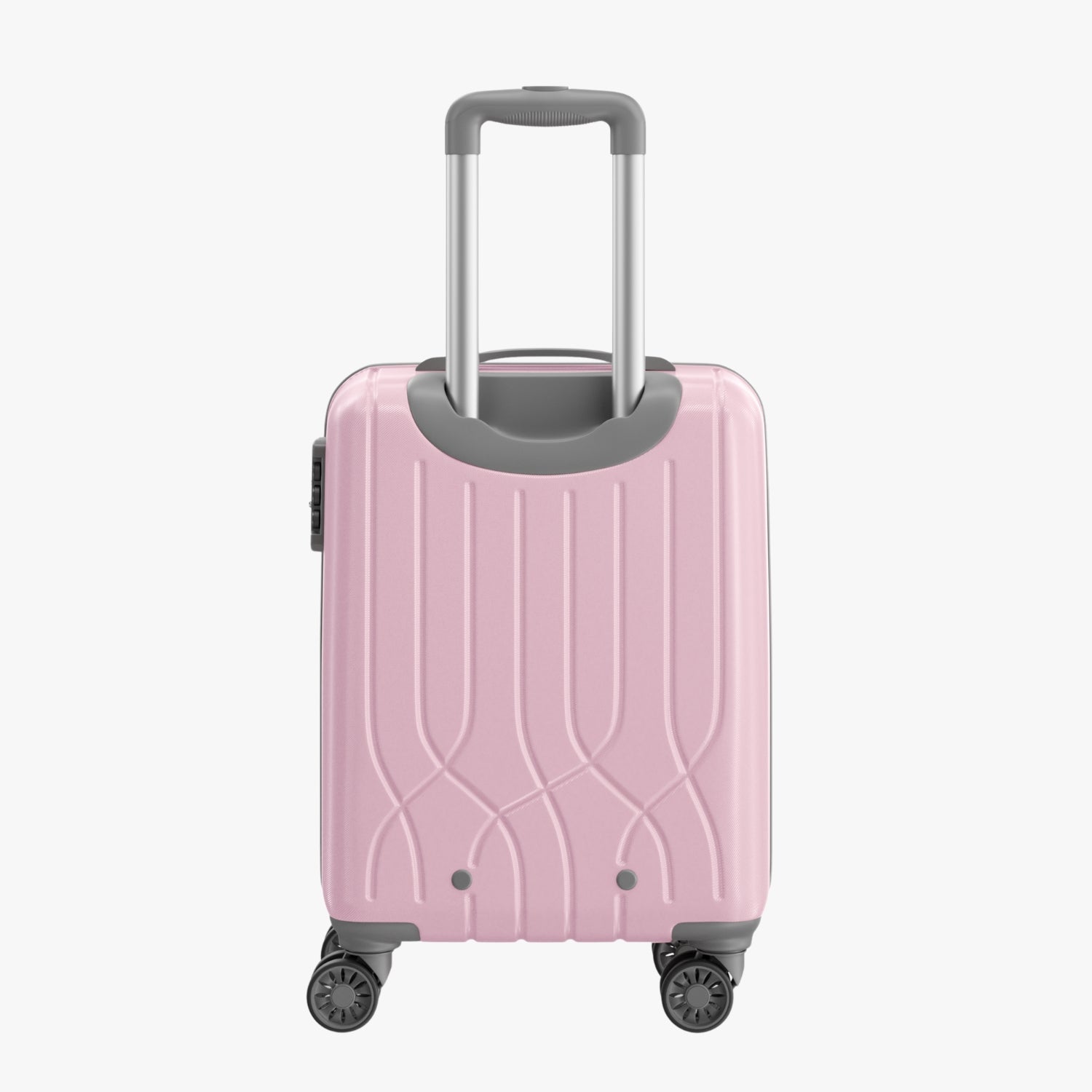 Genie Swing Marshmallow Pink Trolley Bag With Dual Wheels & Fixed Combination Lock