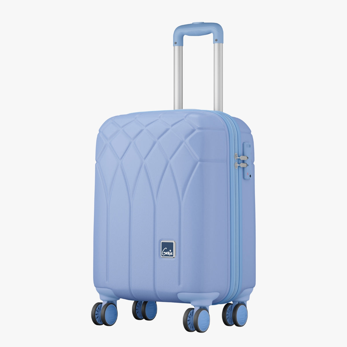 Genie Dew Chalk Blue Trolley Bag