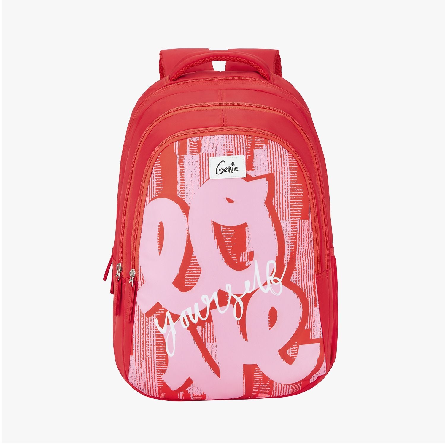 Genie Cherish 36L Red Laptop Backpack With Laptop Sleeve