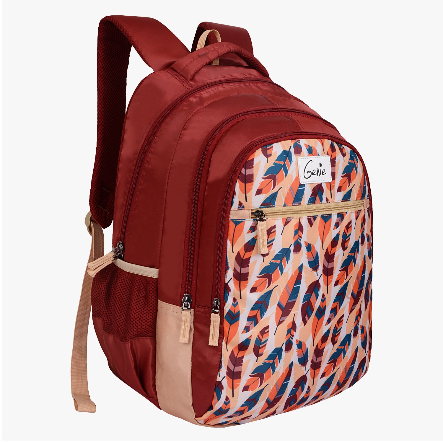Genie Blush 36L Maroon School Backpack