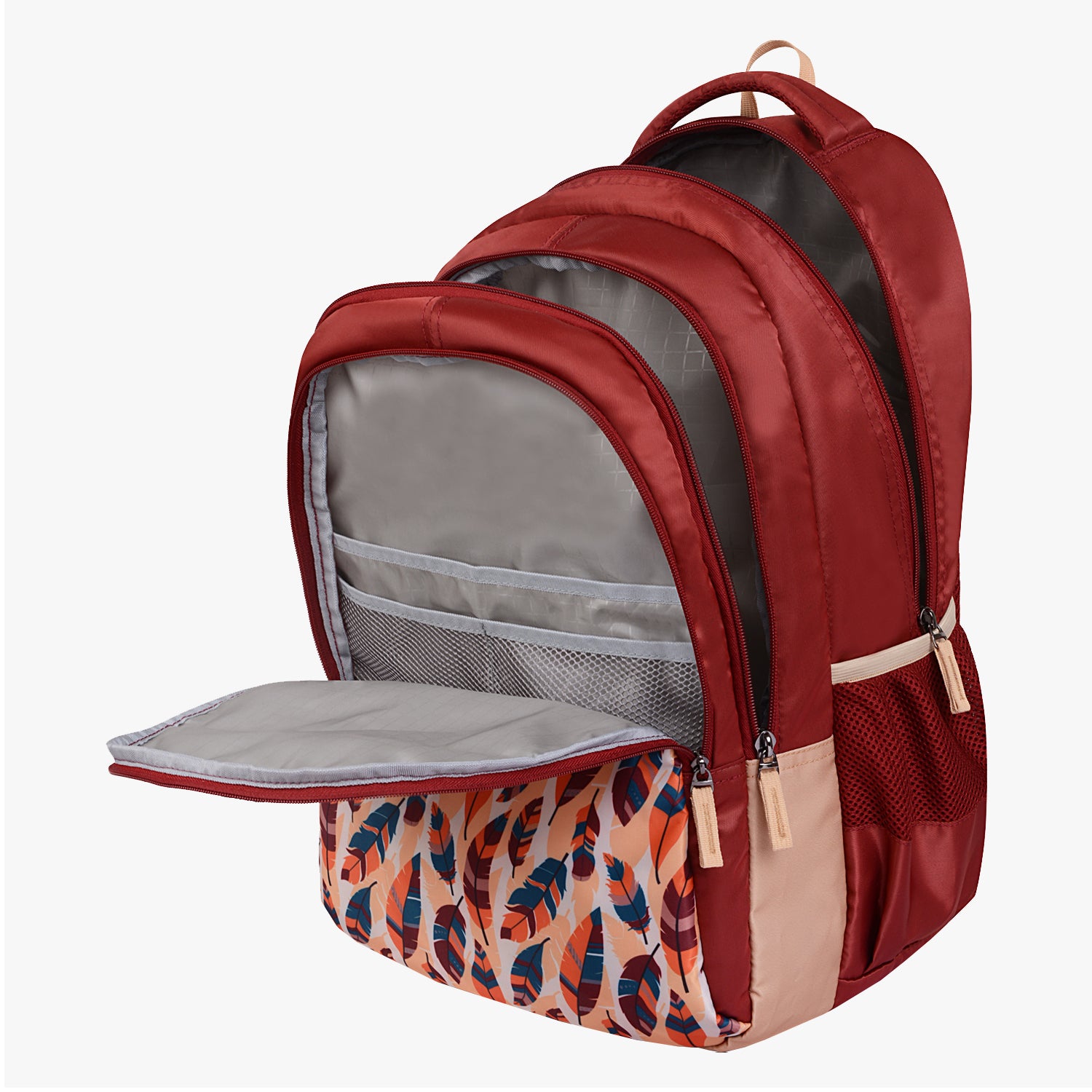 Genie Blush 36L Maroon School Backpack