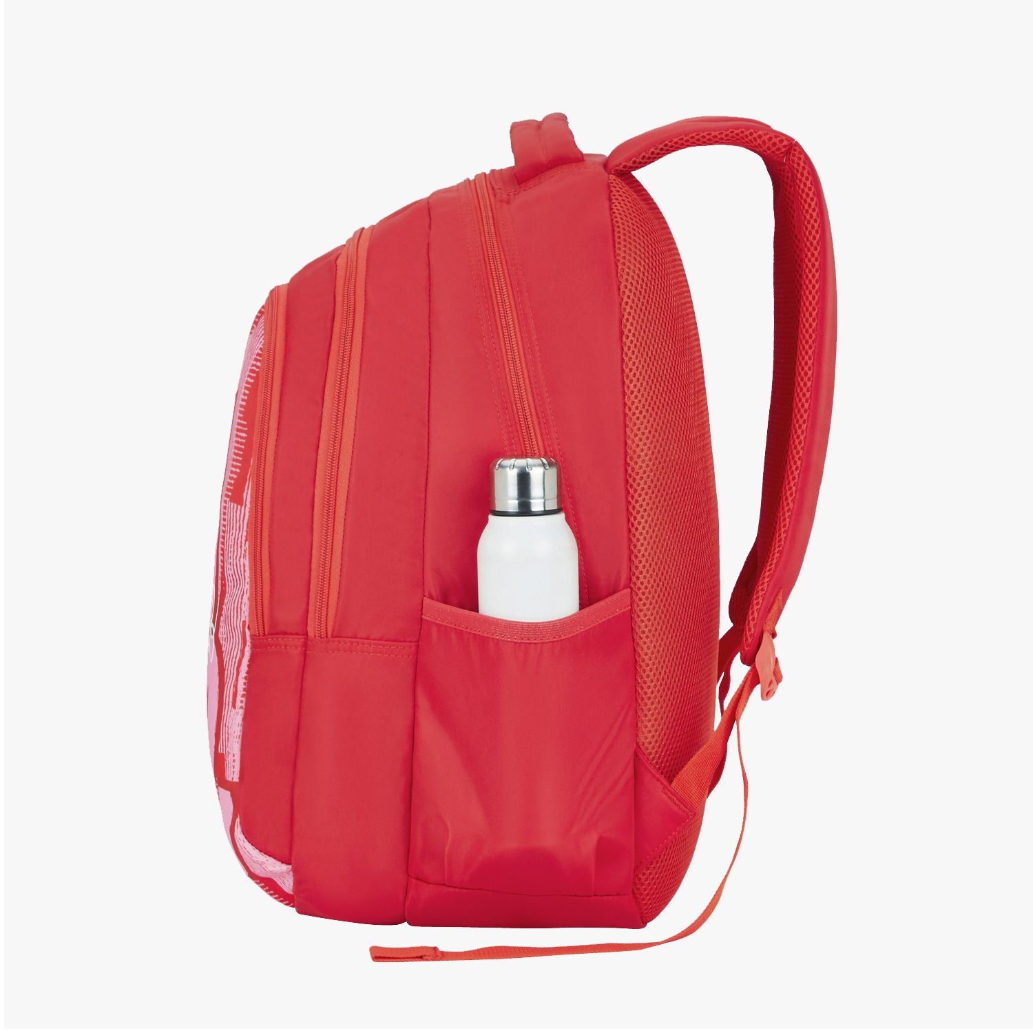 Genie Cherish 36L Red Laptop Backpack With Laptop Sleeve